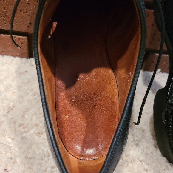 Allen Edmonds Becker Black Cap-Toe Oxford Lace-Up Dress Shoes Size 9 D - Picture 9 of 15